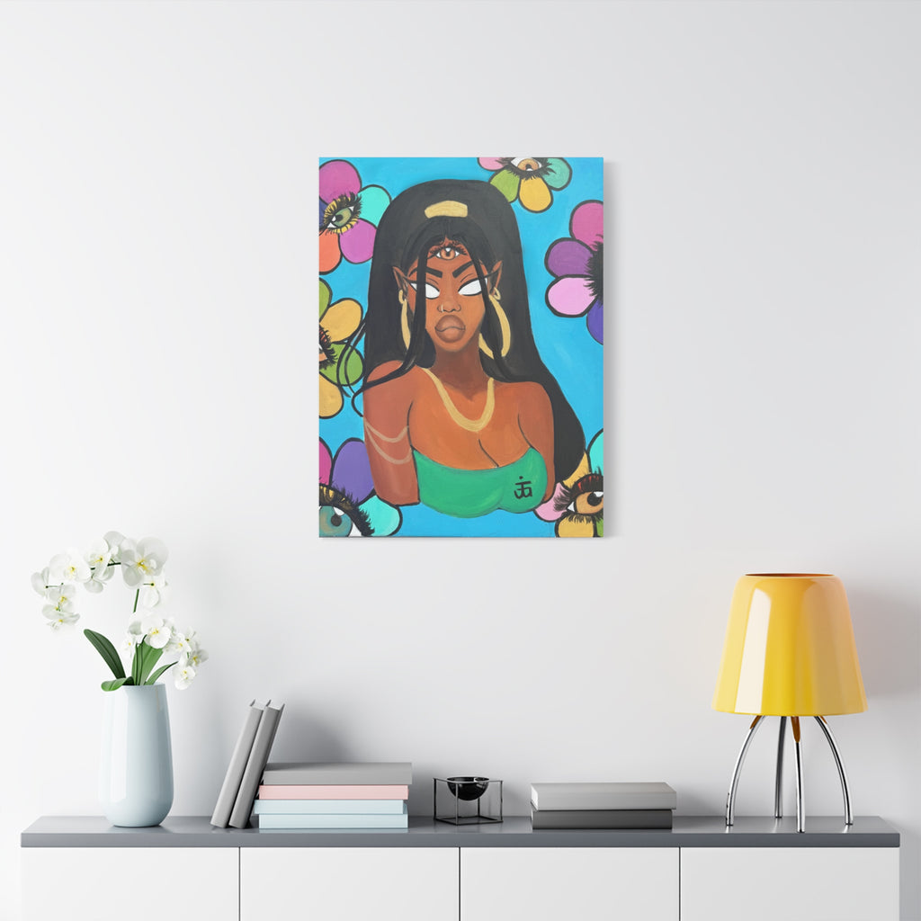 All eyes on me Canvas print