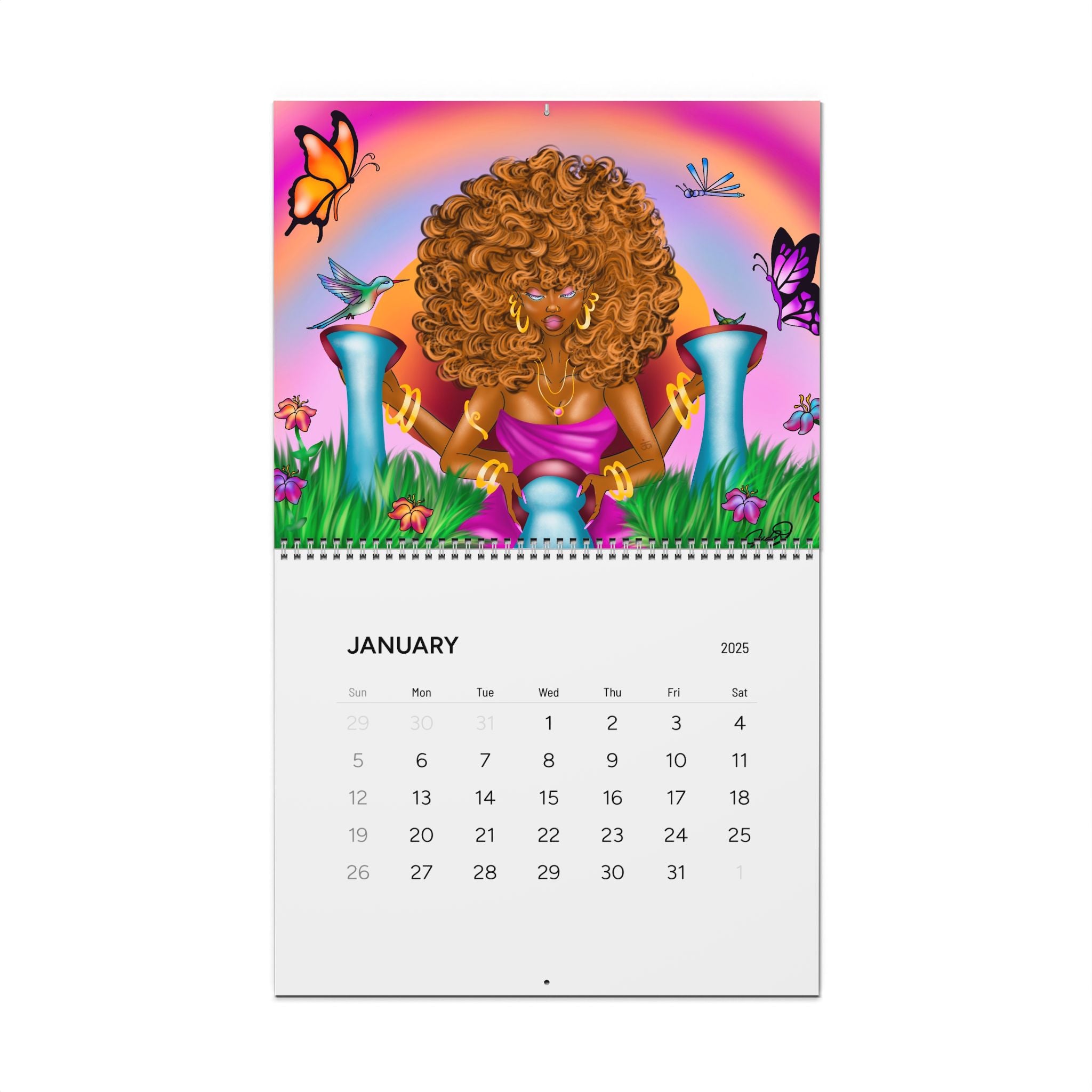 ARTTINGSZ Wall Calendar (2025)