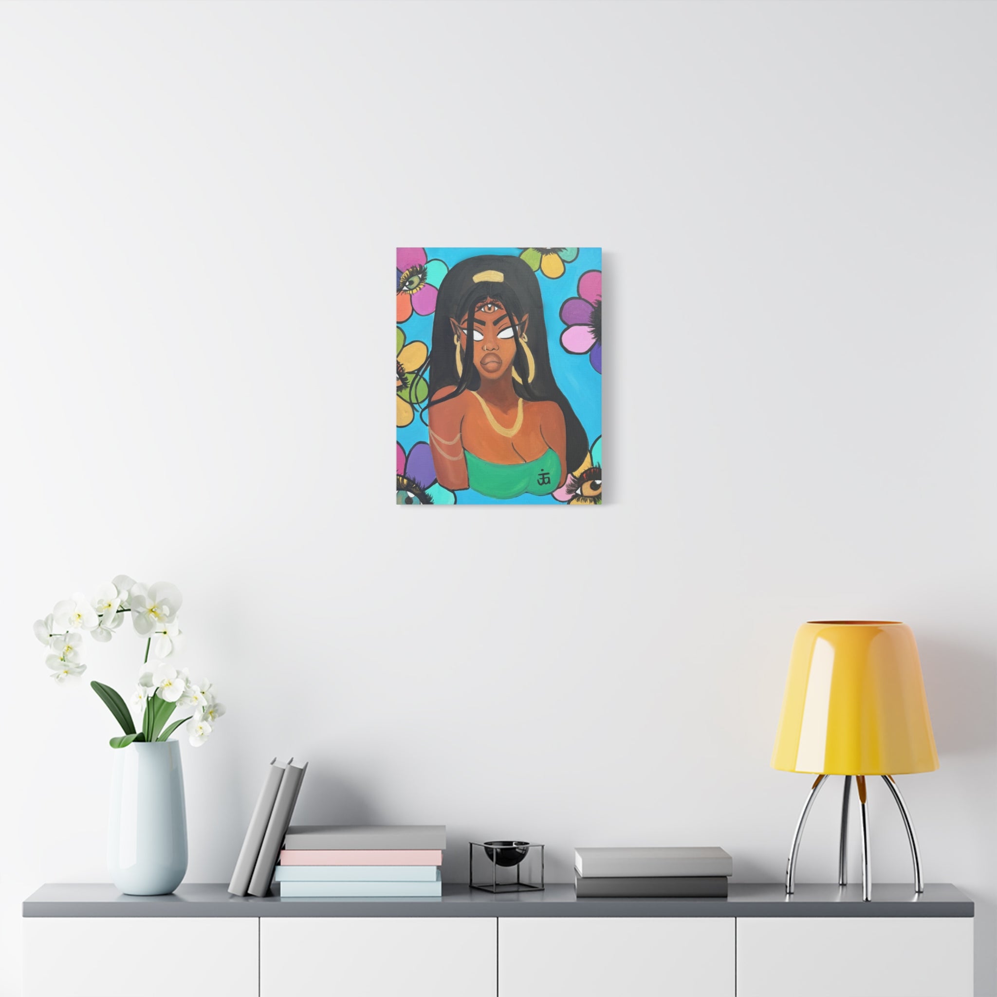 All eyes on me Canvas print