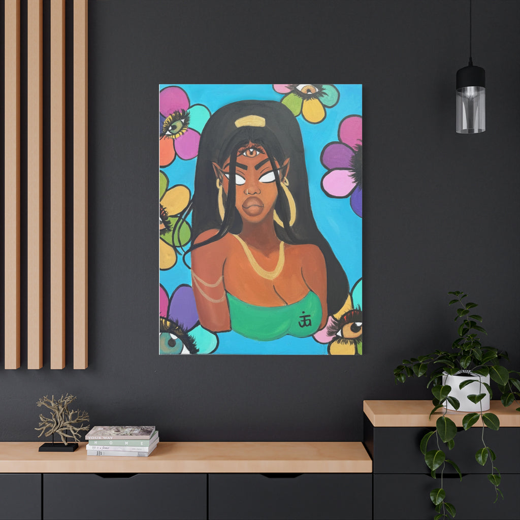 All eyes on me Canvas print