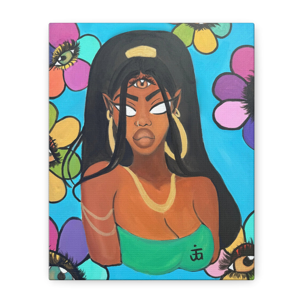 All eyes on me Canvas print