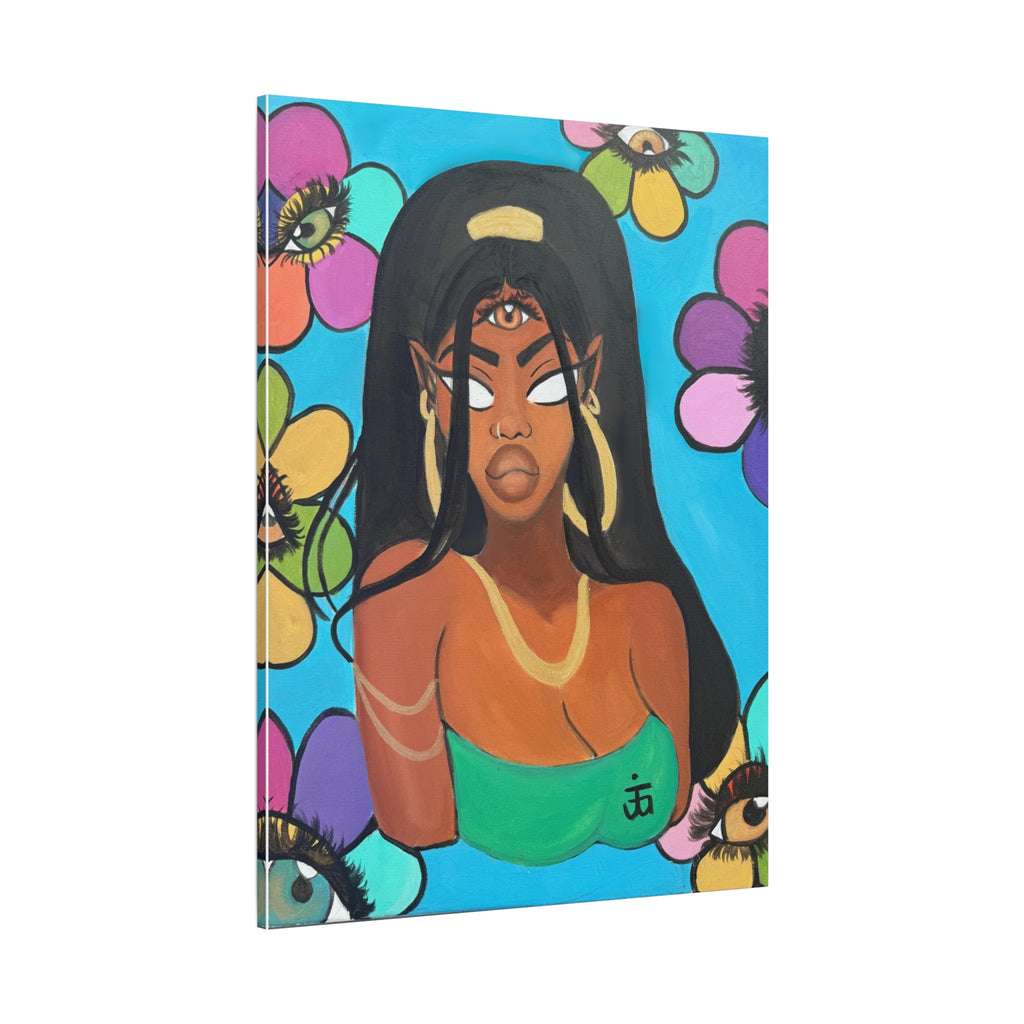 All eyes on me Canvas print