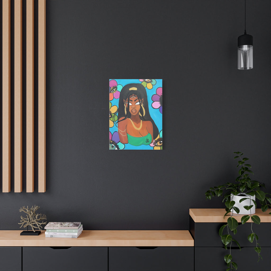 All eyes on me Canvas print