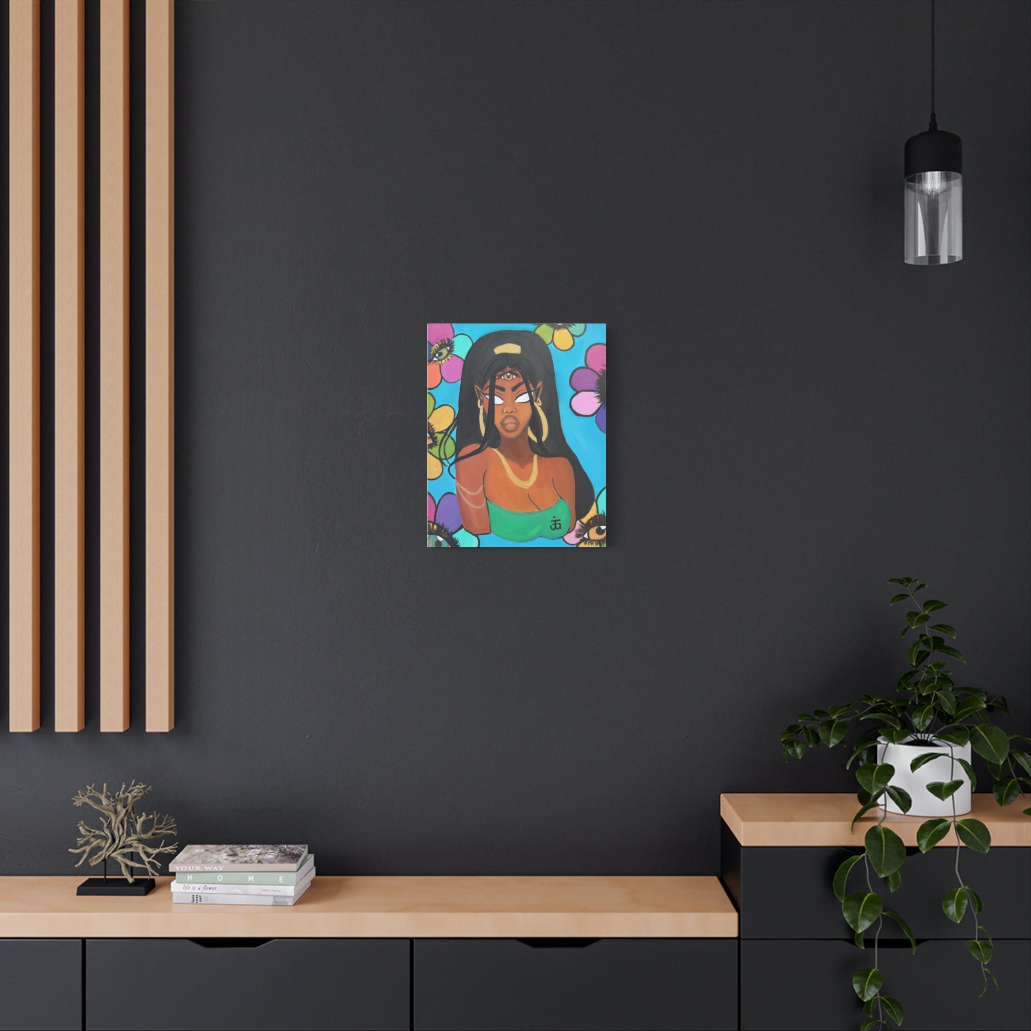 All eyes on me Canvas print