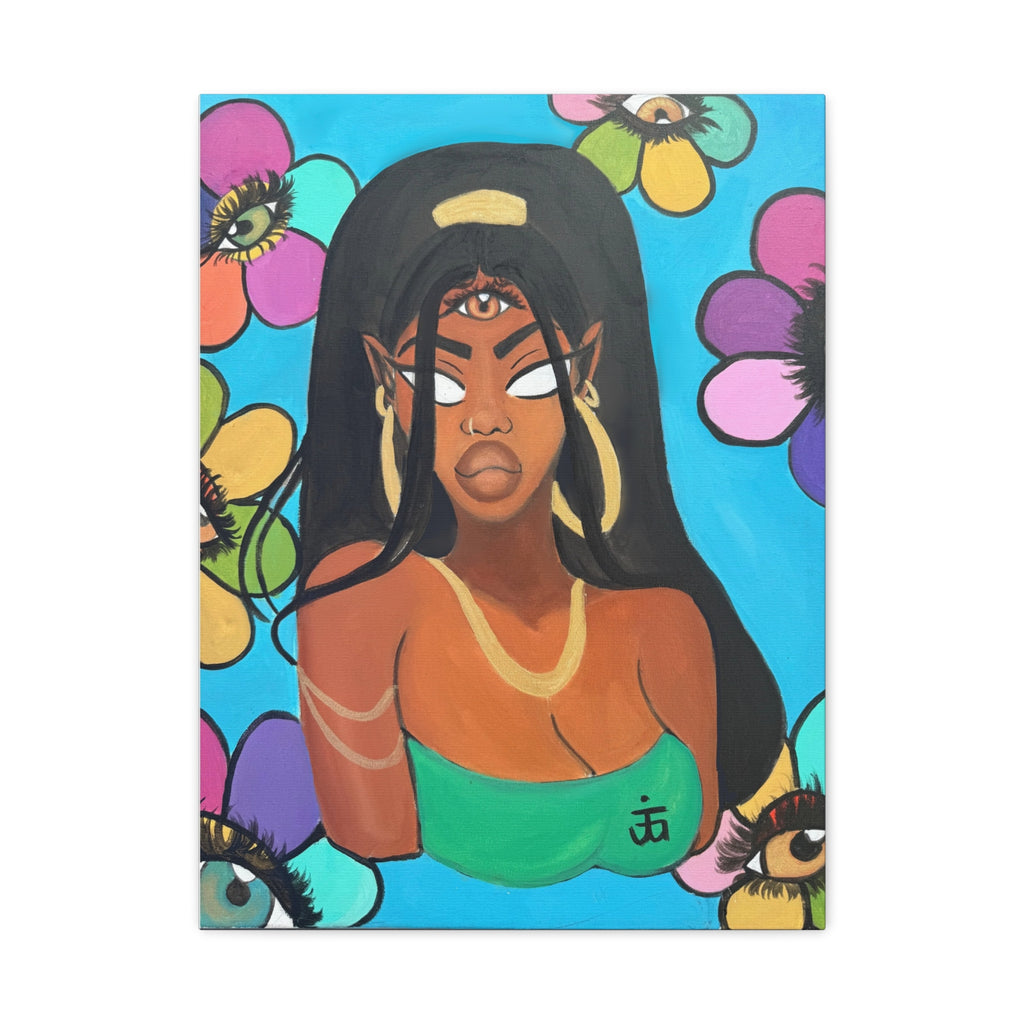 All eyes on me Canvas print