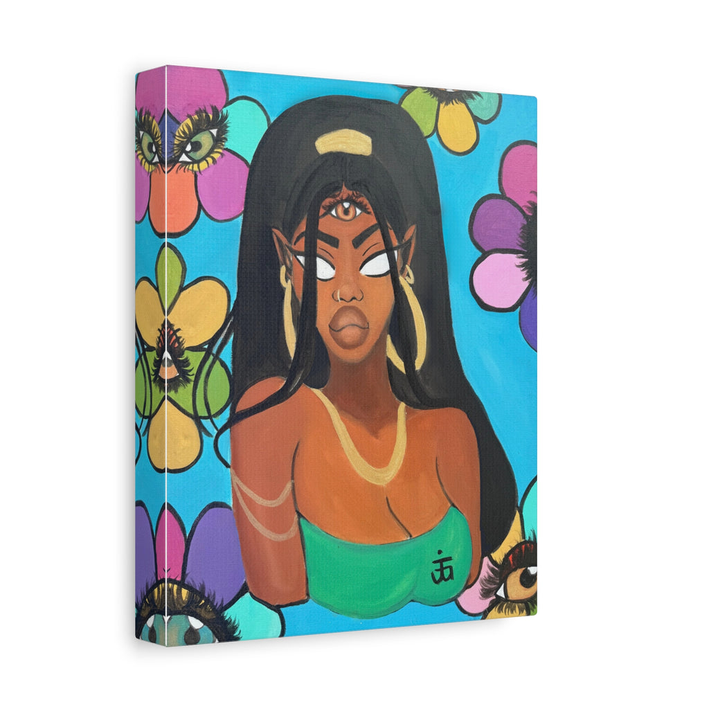 All eyes on me Canvas print