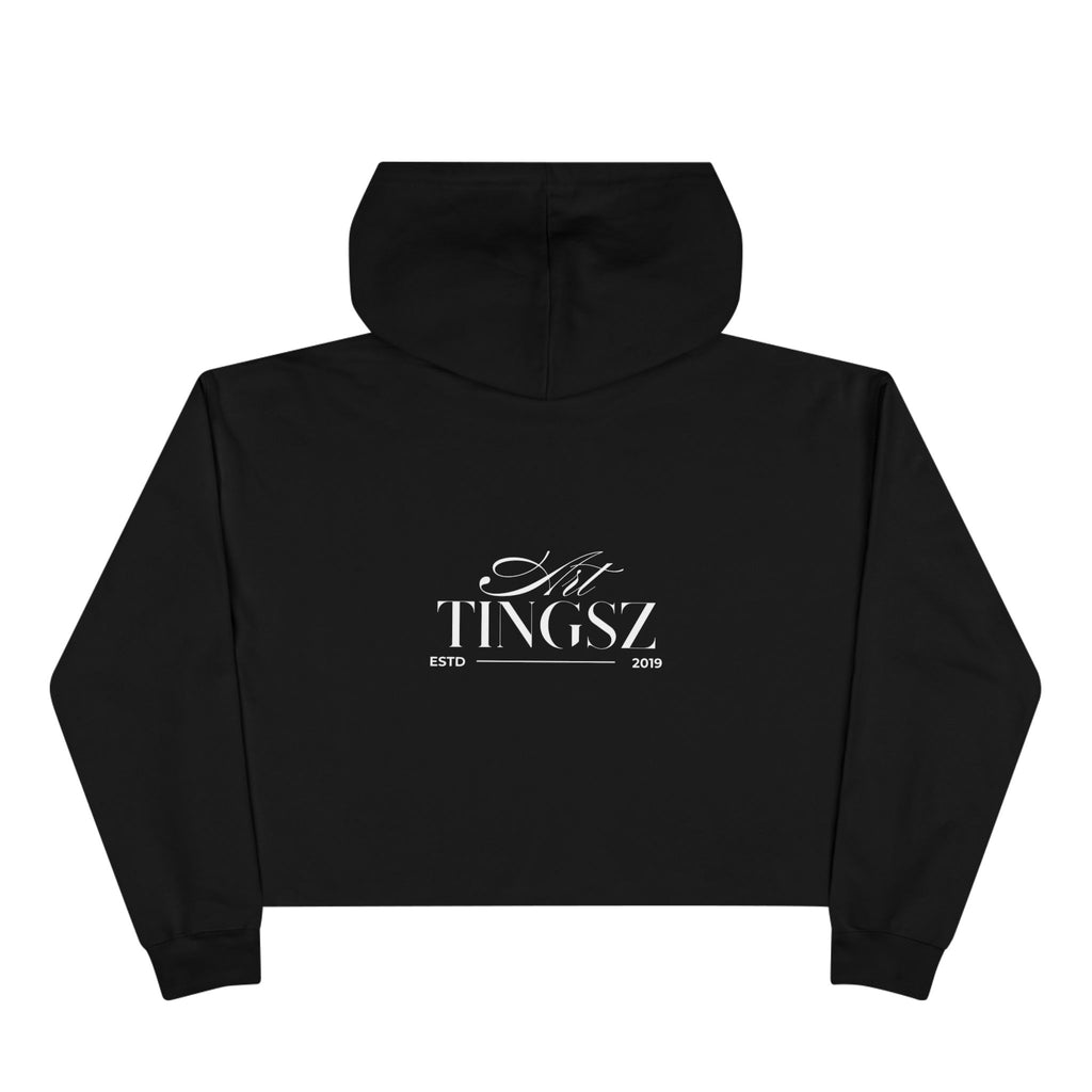 Bling’D Up  Crop Hoodie