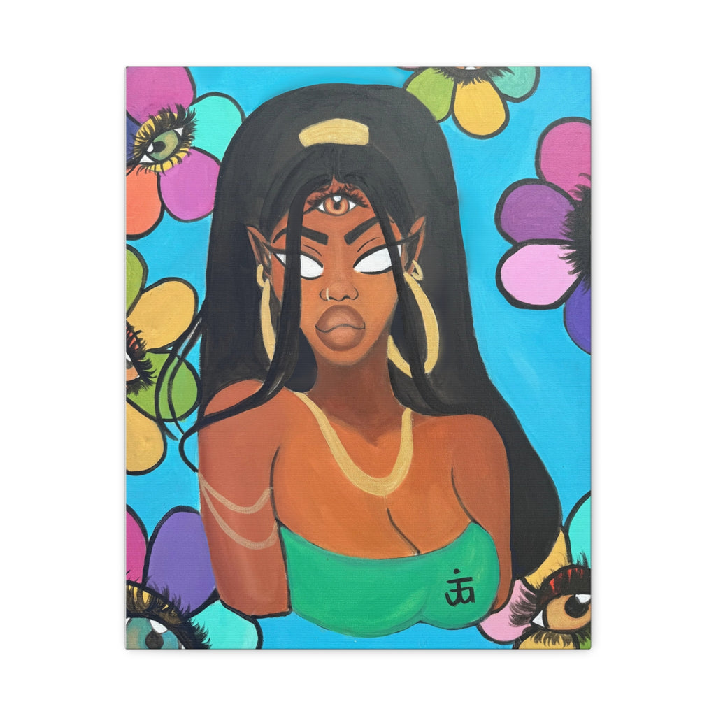 All eyes on me Canvas print